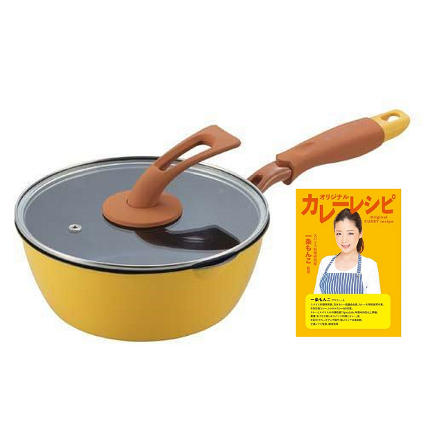 一条もんこのカレーパン ガラス蓋付き|全体写真