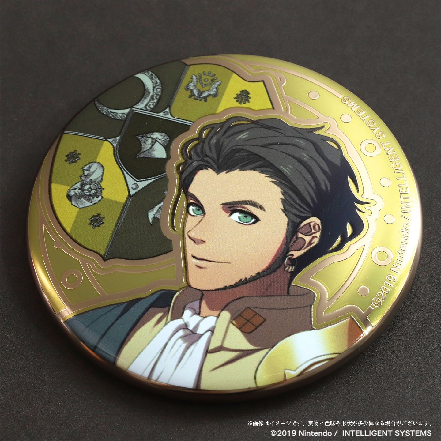 ファイアーエムブレム 風花雪月 メタル缶バッジボックス レスター諸侯同盟|クロードアップ