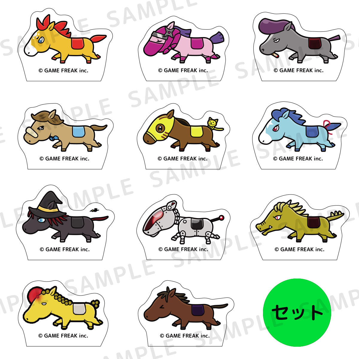 【ソリティ馬ポップアップストア】おウマ アクリルフィギュア(11種)セット