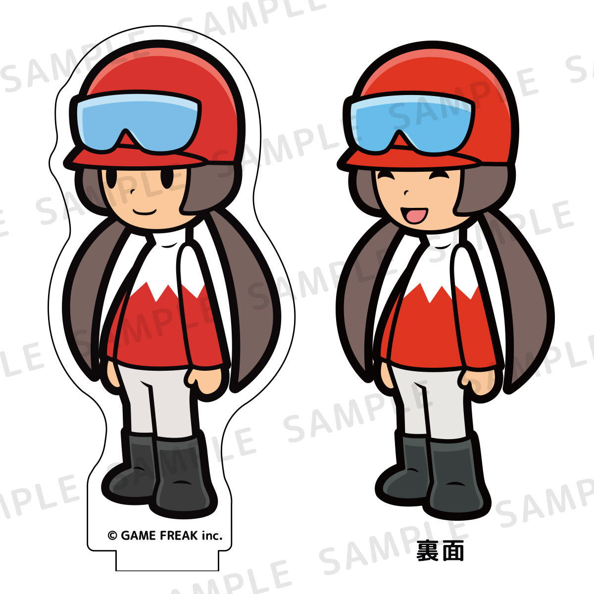 【ソリティ馬ポップアップストア】両面キャラクターアクリルスタンド / プレイヤー(女)