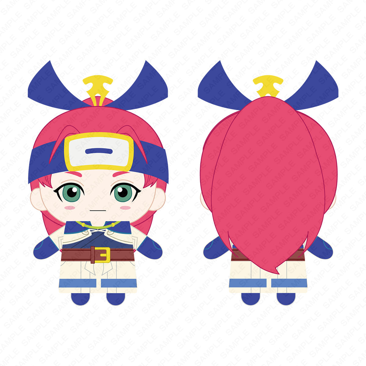 【不思議のダンジョンストア】風来のシレン6 パペットキーホルダー アスカ|デザイン画像