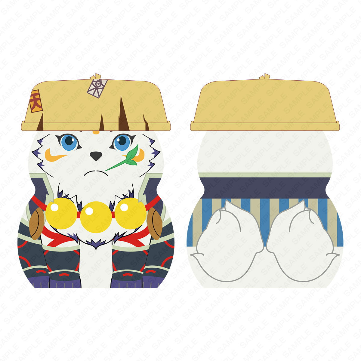 【不思議のダンジョンストア】風来のシレン6 パペットキーホルダー 狐渇シレン|デザイン画像