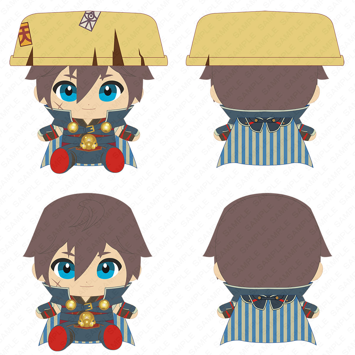 【不思議のダンジョンストア】風来のシレン おすわりぬいぐるみ シレン|デザイン画像