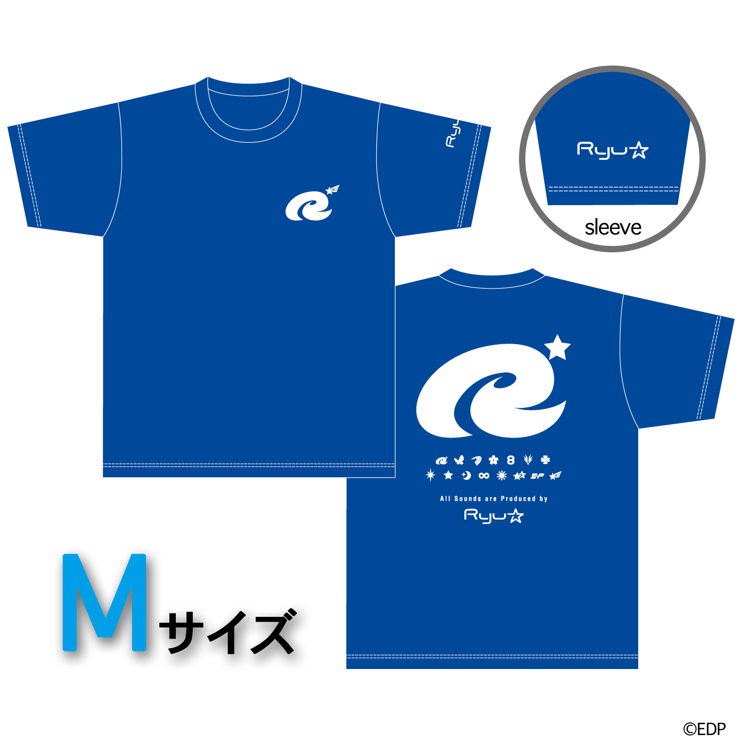 【EDP×beatnation summit 2025】Ryu☆Tシャツ 2025(Mサイズ)|デザイン画像