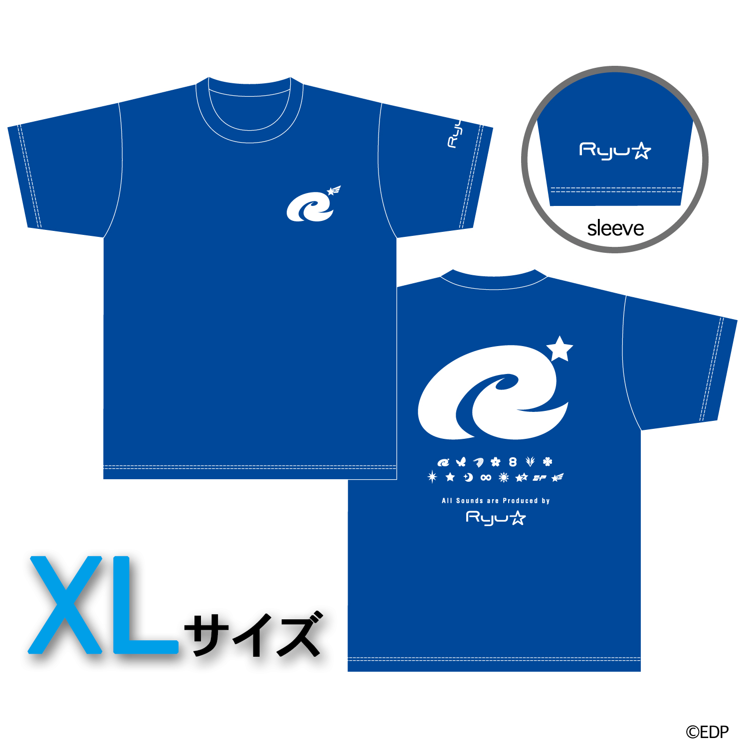 【EDP×beatnation summit 2025】Ryu☆Tシャツ 2025(XLサイズ)|デザイン画像