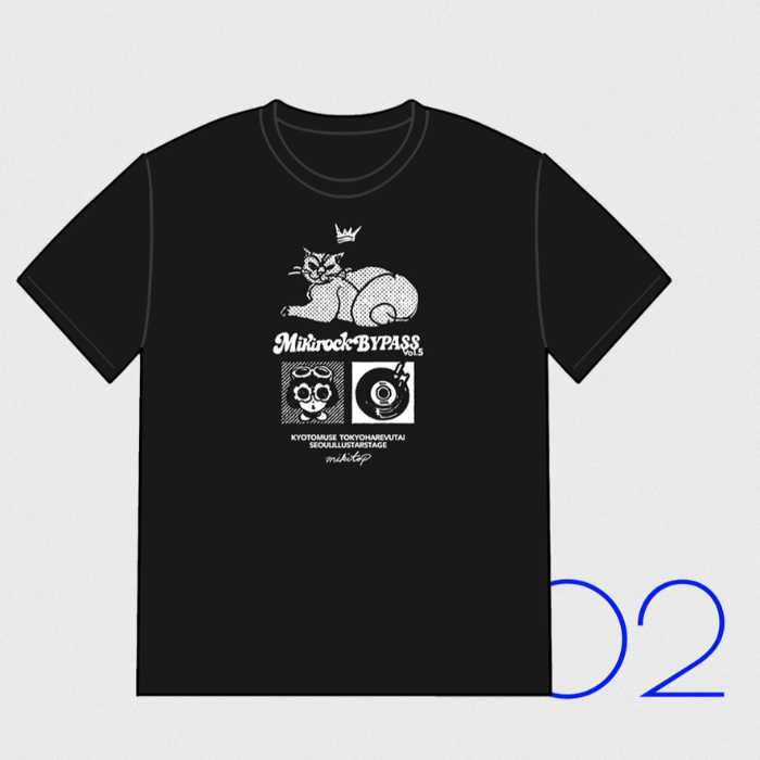 【MIKIROCK BYPASS vol.5】Tシャツ・Black