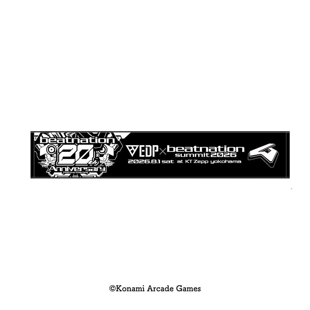 【EDP×beatnation summit 2026】EDP×beatnation summit 2026 オフィシャルマフラータオル
