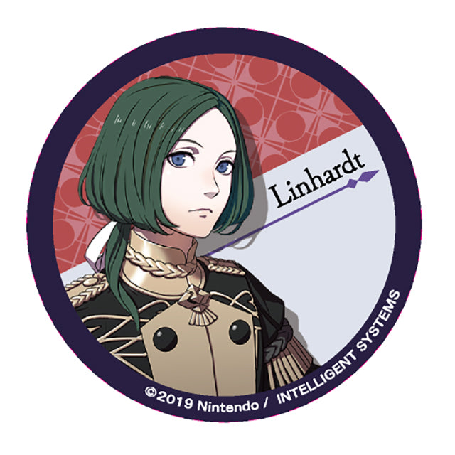 ファイアーエムブレム 風花雪月 40mm缶バッジ/リンハルト|デザイン画像