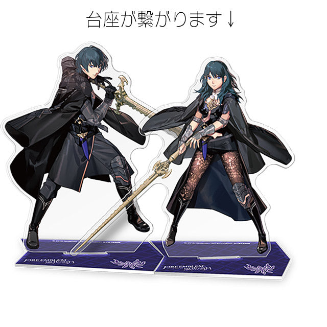 ファイアーエムブレム 全身アクリルスタンド/クロード|2種並べると台座がつながるイメージ写真