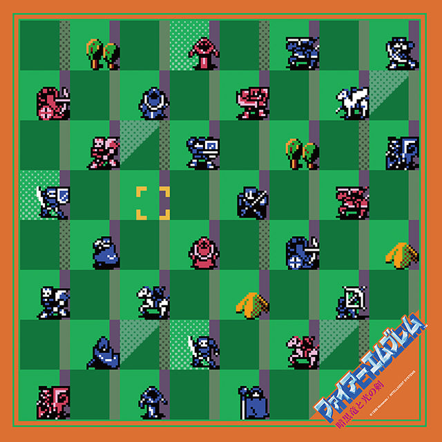 【EXPO II 通販】ファイアーエムブレム 暗黒竜と光の剣 ドットキャラクターズスカーフ(ポストカード付)