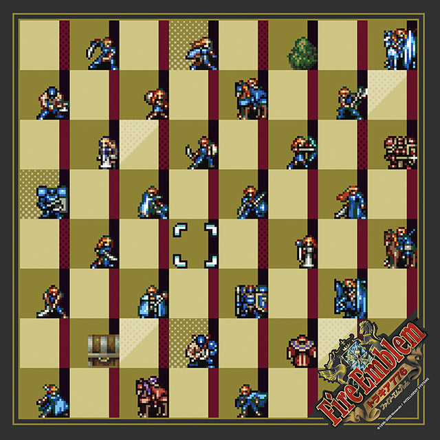 【EXPO II 通販】ファイアーエムブレム トラキア776 ドットキャラクターズスカーフ(ポストカード付)