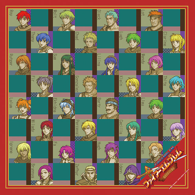 【EXPO II 通販】ファイアーエムブレム 封印の剣 キャラクターズスカーフ(ポストカード付)