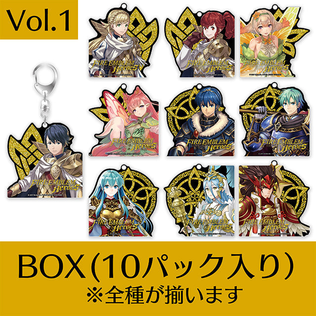 【BOX販売】ファイアーエムブレム ヒーローズ メタリックアクリルキーホルダー Vol.1 (全10種)