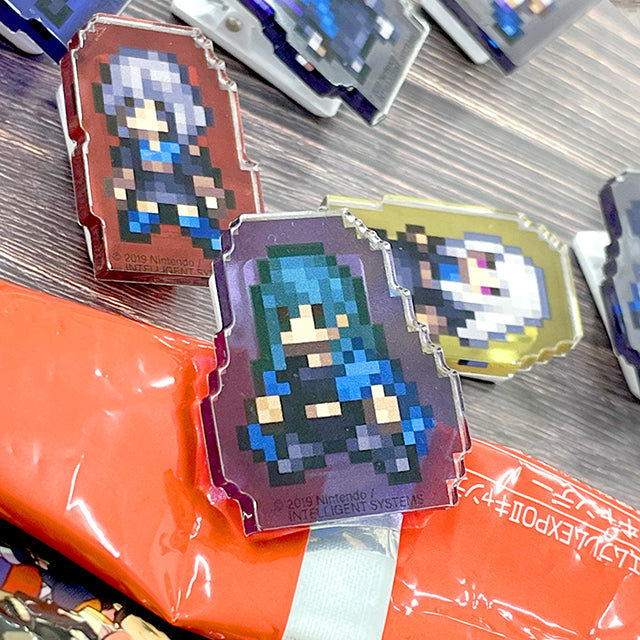 ファイアーエムブレム 風花雪月 クリアクリップ4個セット/ベレト、ベレス、ソティス