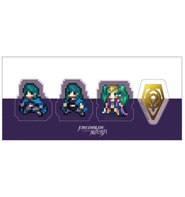ファイアーエムブレム 風花雪月 クリアクリップ4個セット/ベレト、ベレス、ソティス|デザイン画像