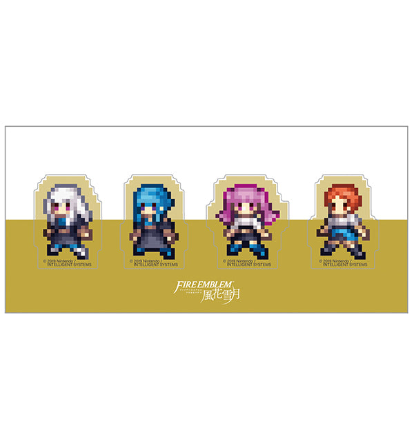 ファイアーエムブレム 風花雪月 クリアクリップ4個セット/金鹿の学級B(リシテア、マリアンヌ、ヒルダ、レオニー)