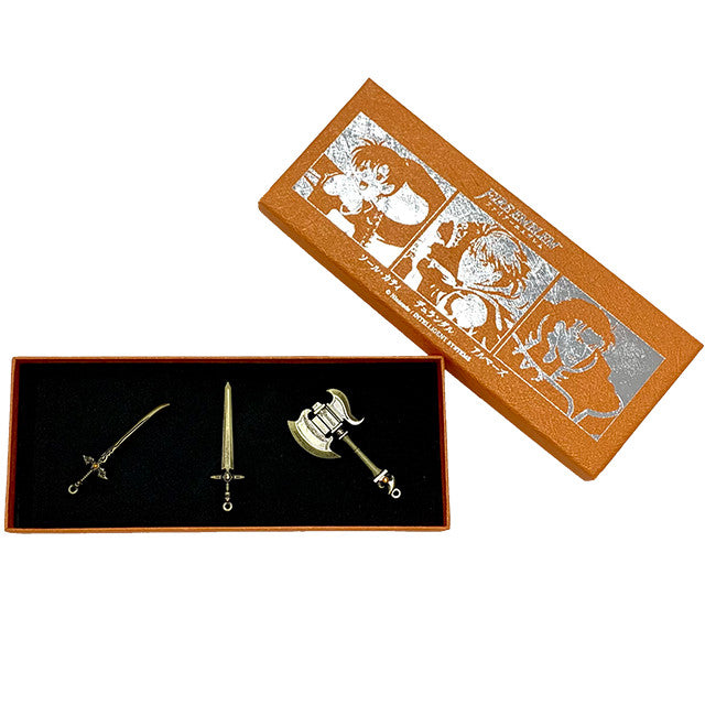 ファイアーエムブレム Armory collection mini/ソール・カティ、デュランダル、アルマーズ|ケース入り、ふた開き展示