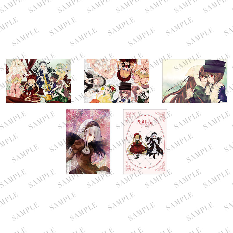 【PEACH-PIT25周年特別展】ポストカード5枚セット(ローゼンメイデン)|デザイン画像