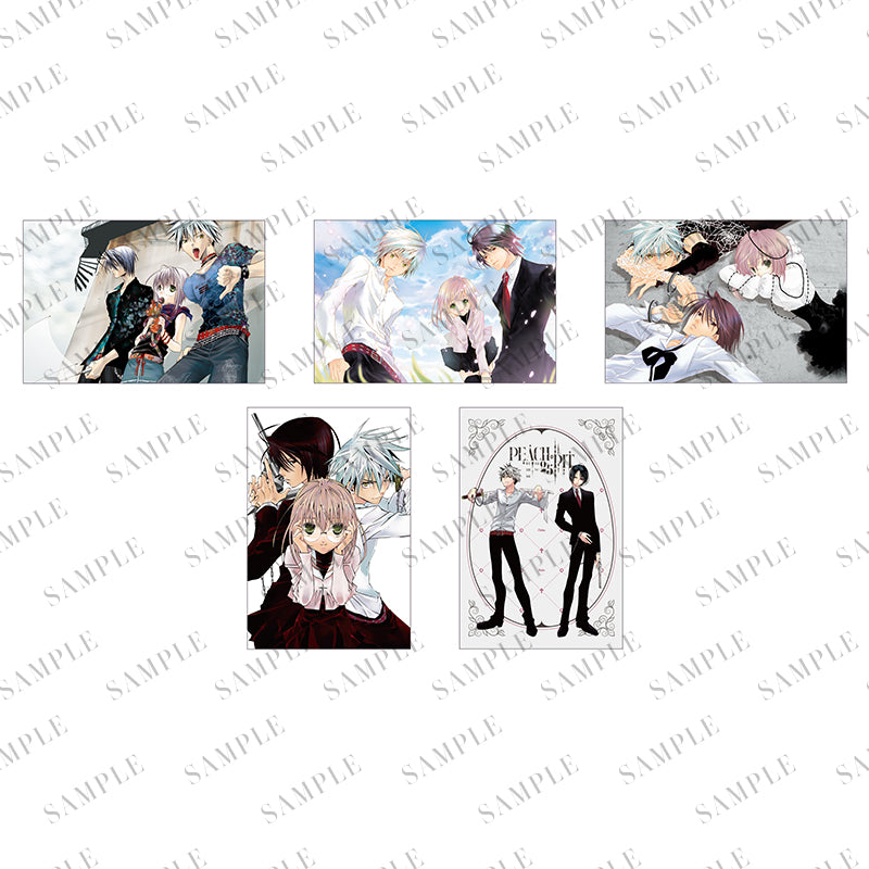 【PEACH-PIT25周年特別展】ポストカード5枚セット(ZOMBIE-LOAN)|デザイン画像
