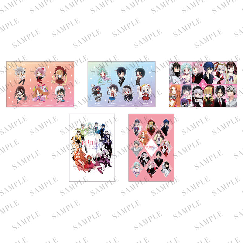 【PEACH-PIT25周年特別展】ポストカード5枚セット(25周年キービジュアル)|デザイン画像