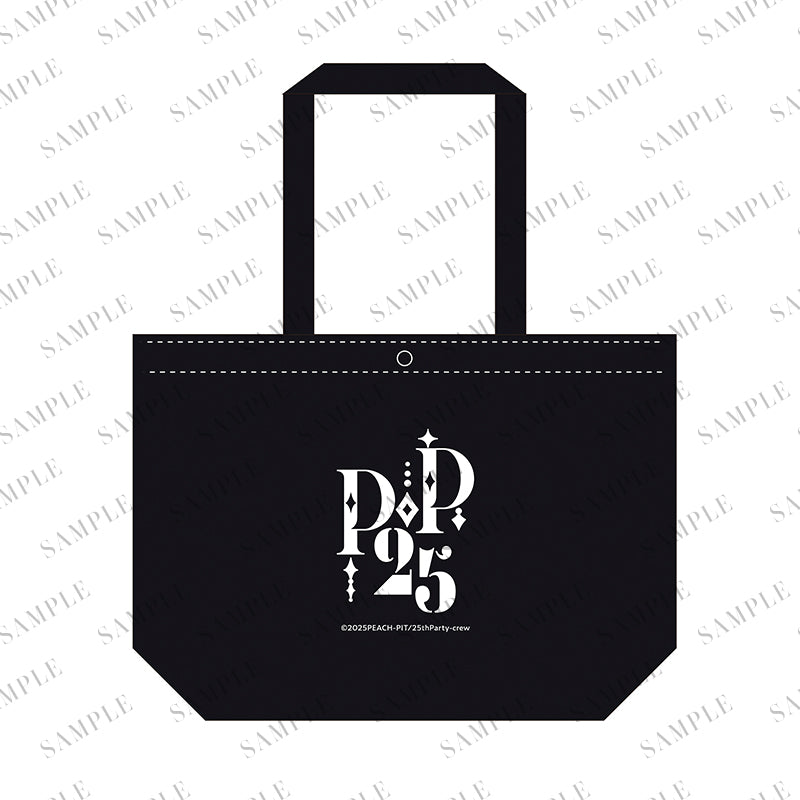 【PEACH-PIT25周年特別展】ショッピングバッグ(ブラック)|デザイン画像