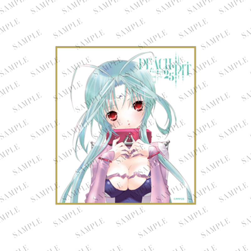 【PEACH-PIT25周年特別展】ミニ色紙(DearS)|デザイン画像