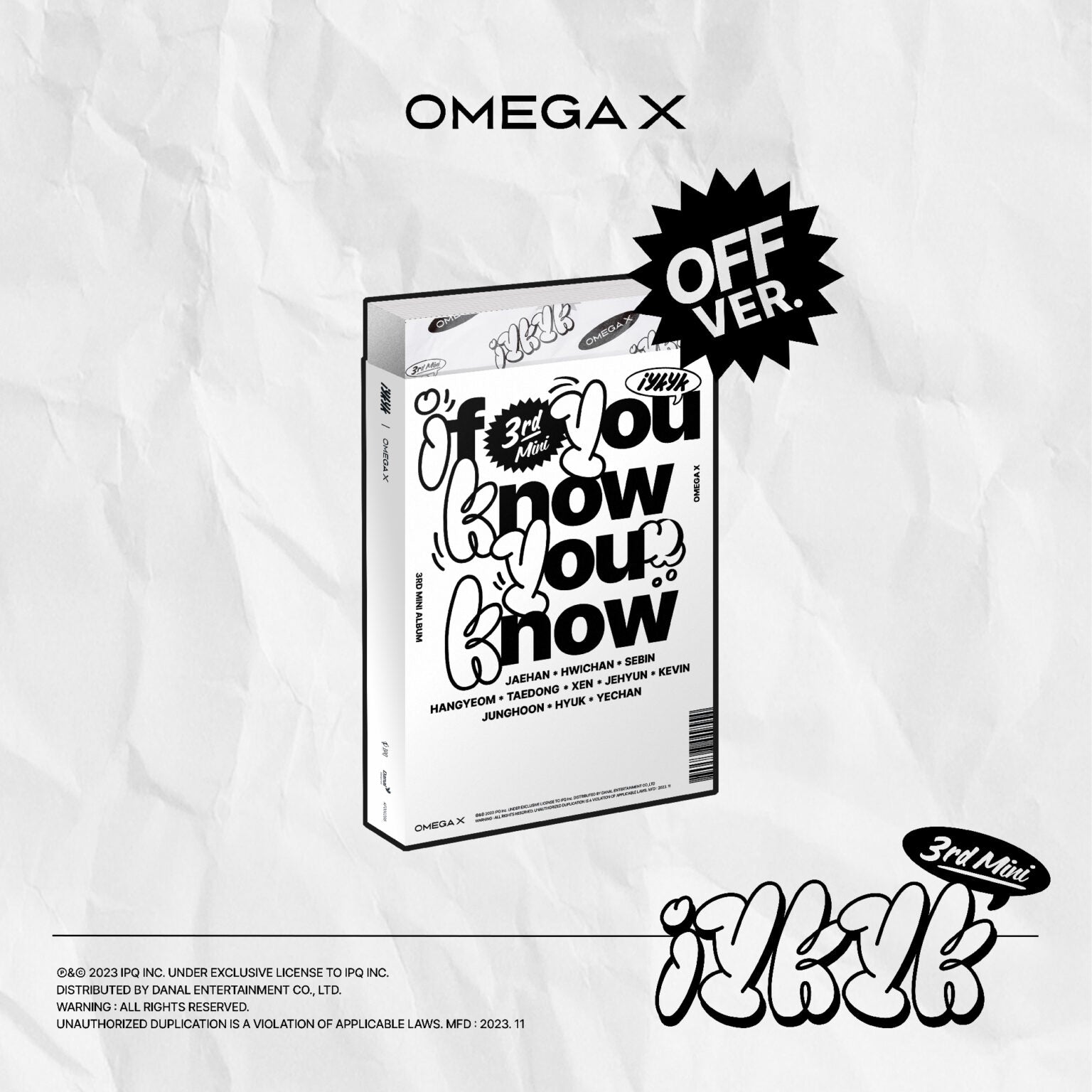 OMEGA X iykyk(ランダムVer)
