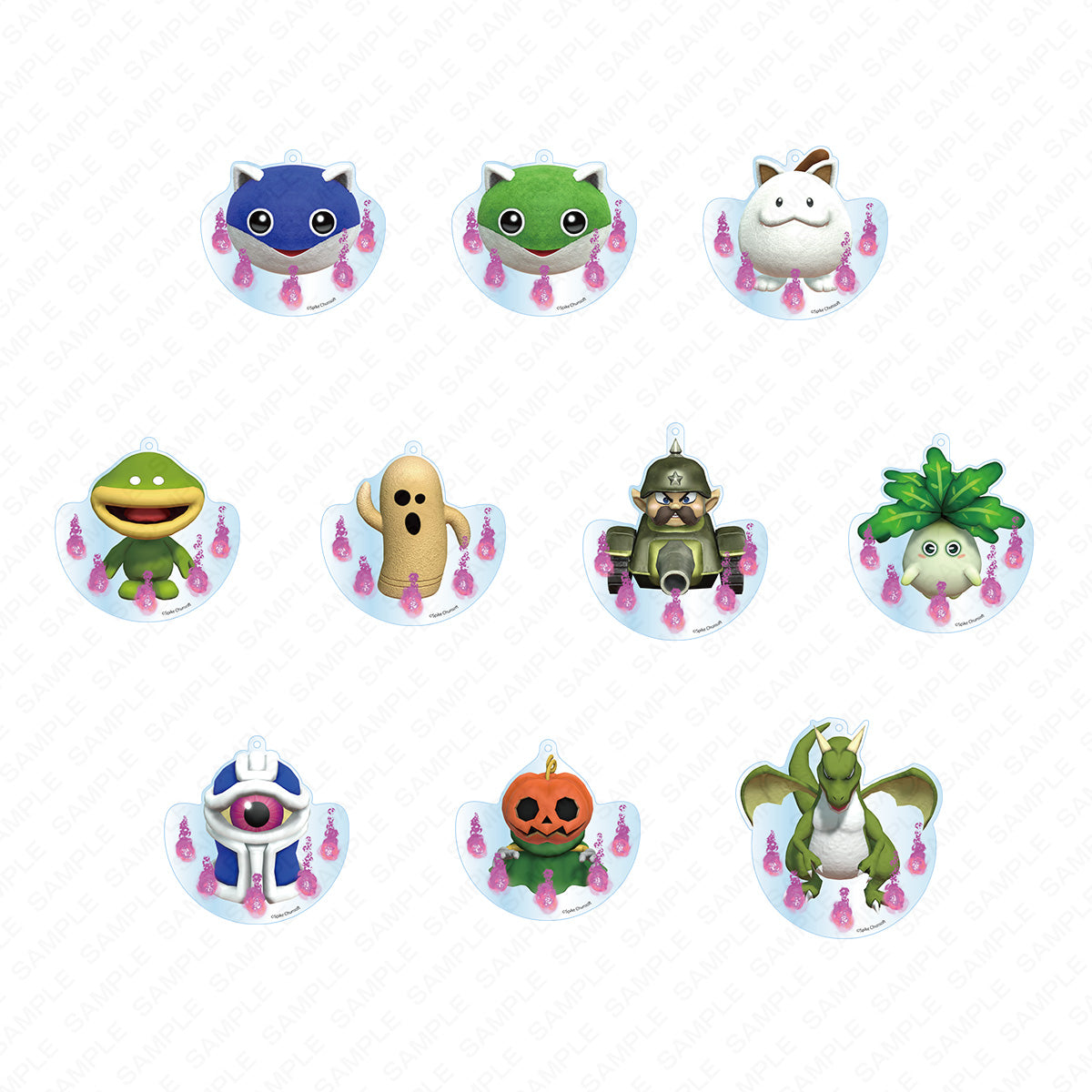 【不思議のダンジョンストア】風来のシレン6 デッ怪アクリルキーホルダー|全種のイメージ写真