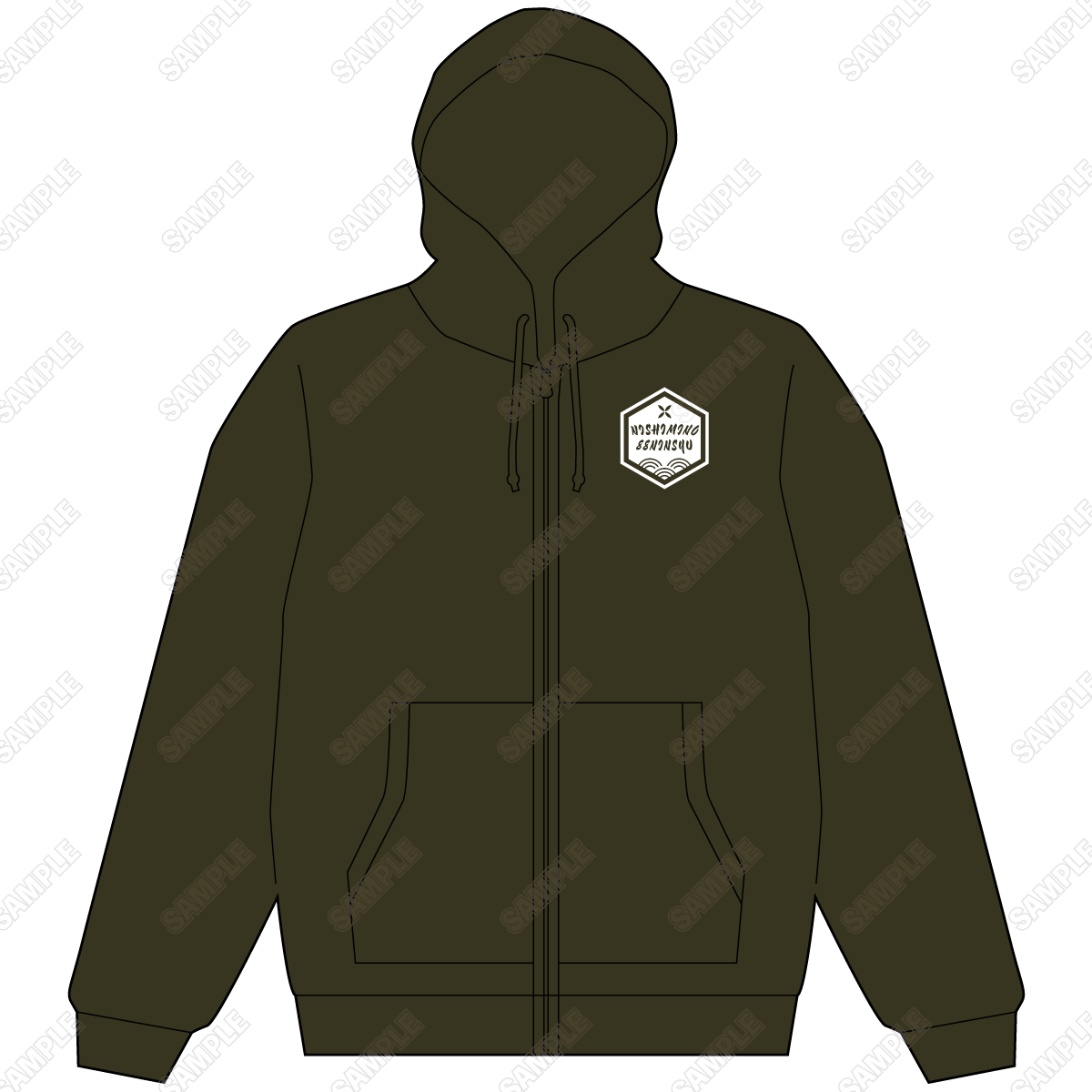 【西美濃八十八人衆 ピアノコンサート】がみ監修 鶴舞う形のパーカー