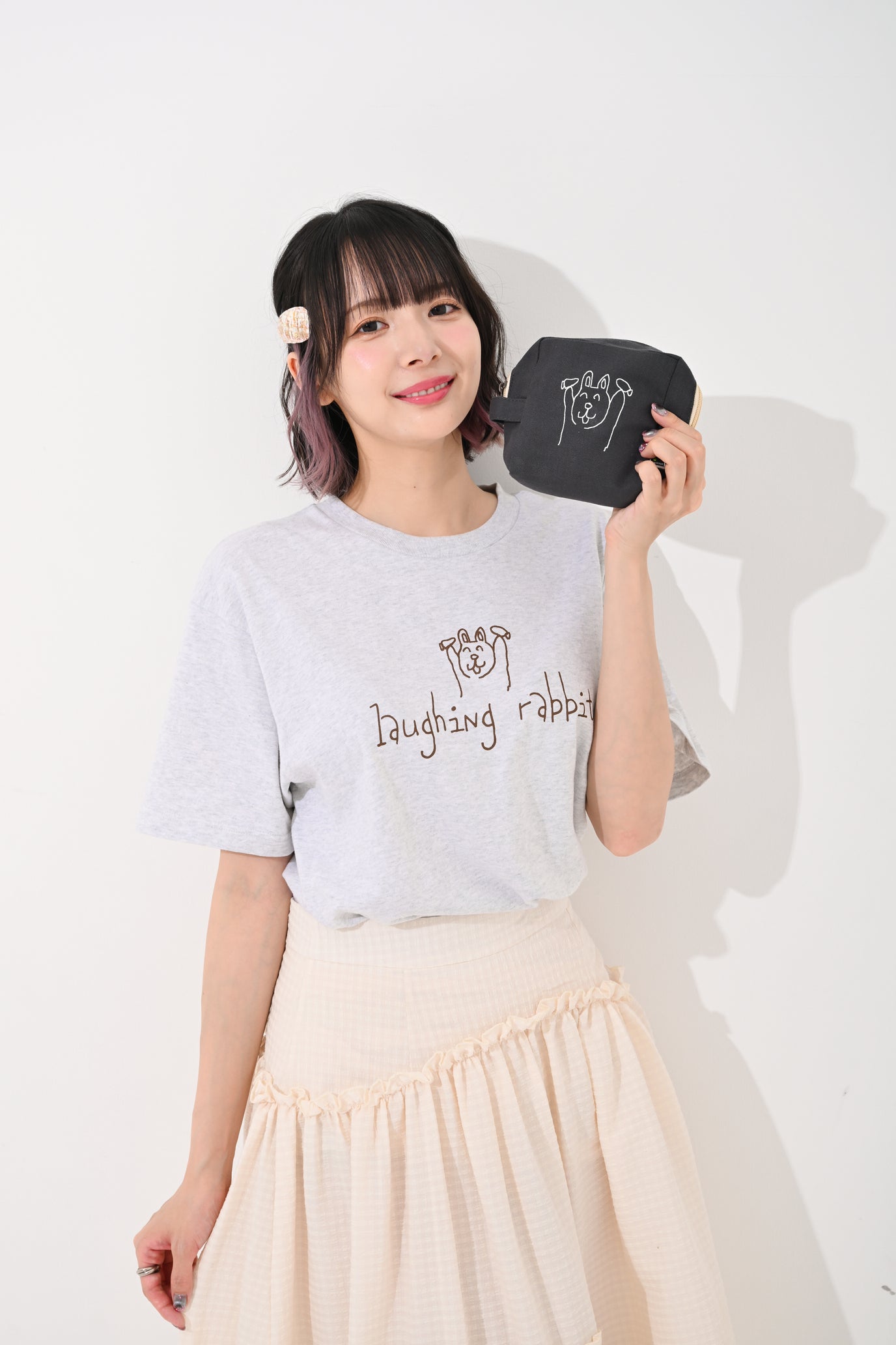 【西美濃八十八人衆 ピアノコンサート】《2026年2月末発送》かわいいうさちゃんコロポーチ