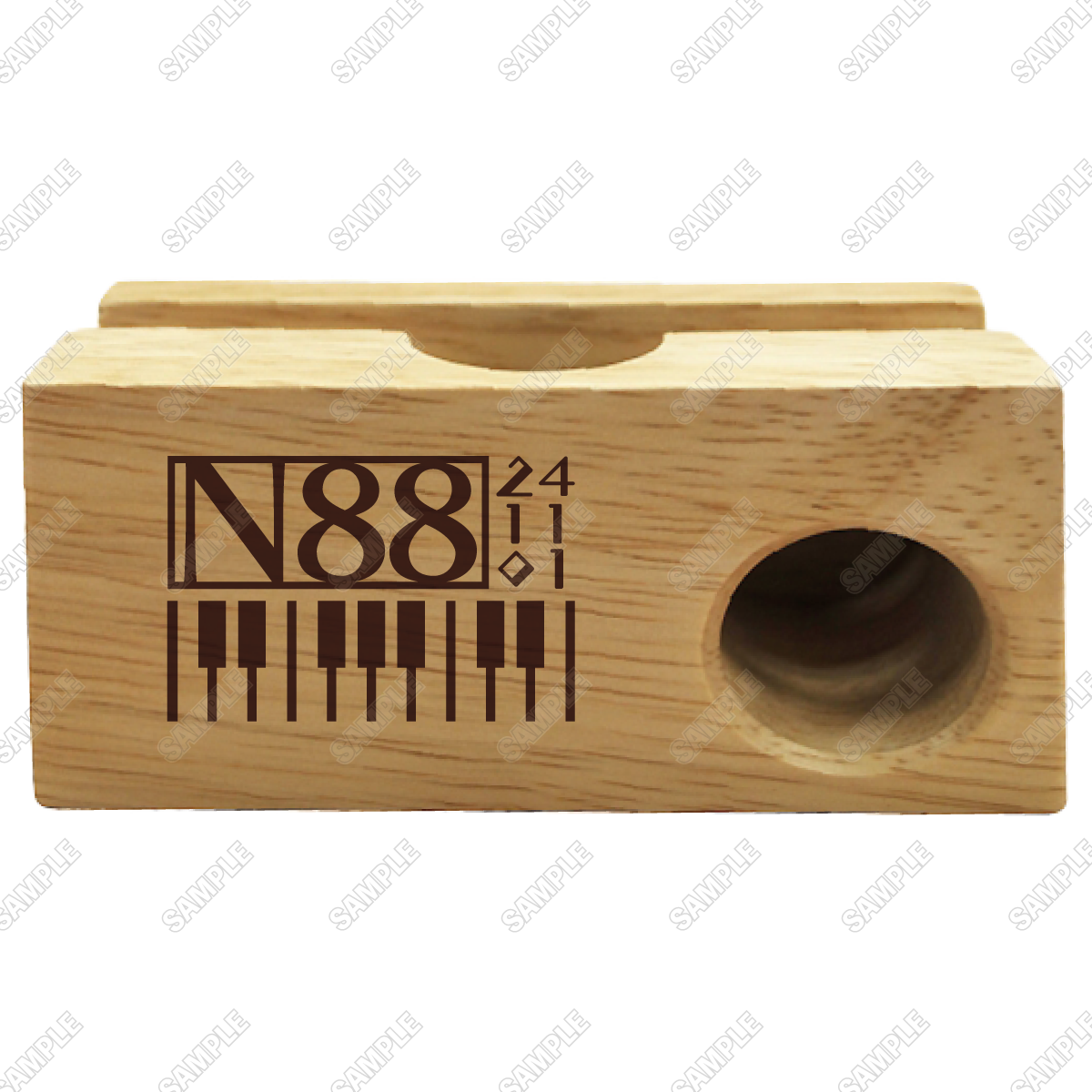 【西美濃八十八人衆 ピアノコンサート】西美濃八十八人衆スマホスピーカースタンド