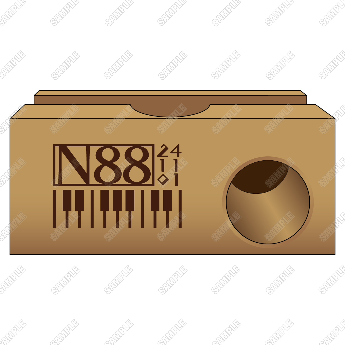 【西美濃八十八人衆 ピアノコンサート】西美濃八十八人衆スマホスピーカースタンド