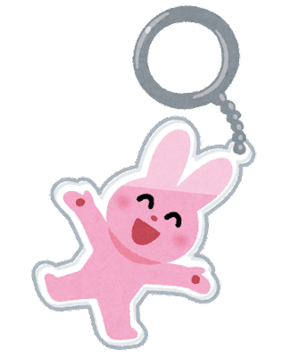 【ValueMall】アクリルキーホルダー うさぎ(特典テスト)