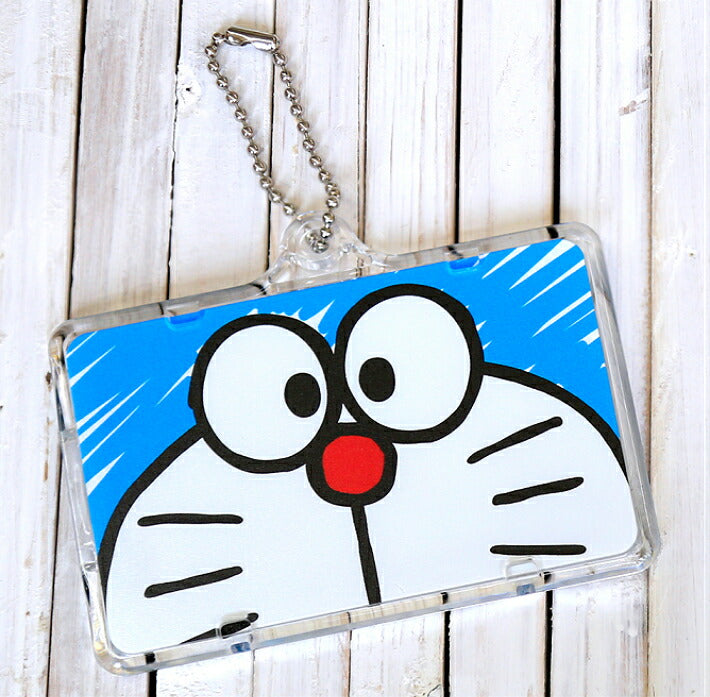 I’m DORAEMON ドラえもん フェイス PIICA (ピーカ)+パスケース（着せ替えカード付き）⇒ 光る パスケース 定期入れ ICカード suica PASMO 自動改札 コンビニ決済 nanaco WAON 社員証 IDチェック 電子マネー カード決済 LED 非接触型 PIICA サンリオ