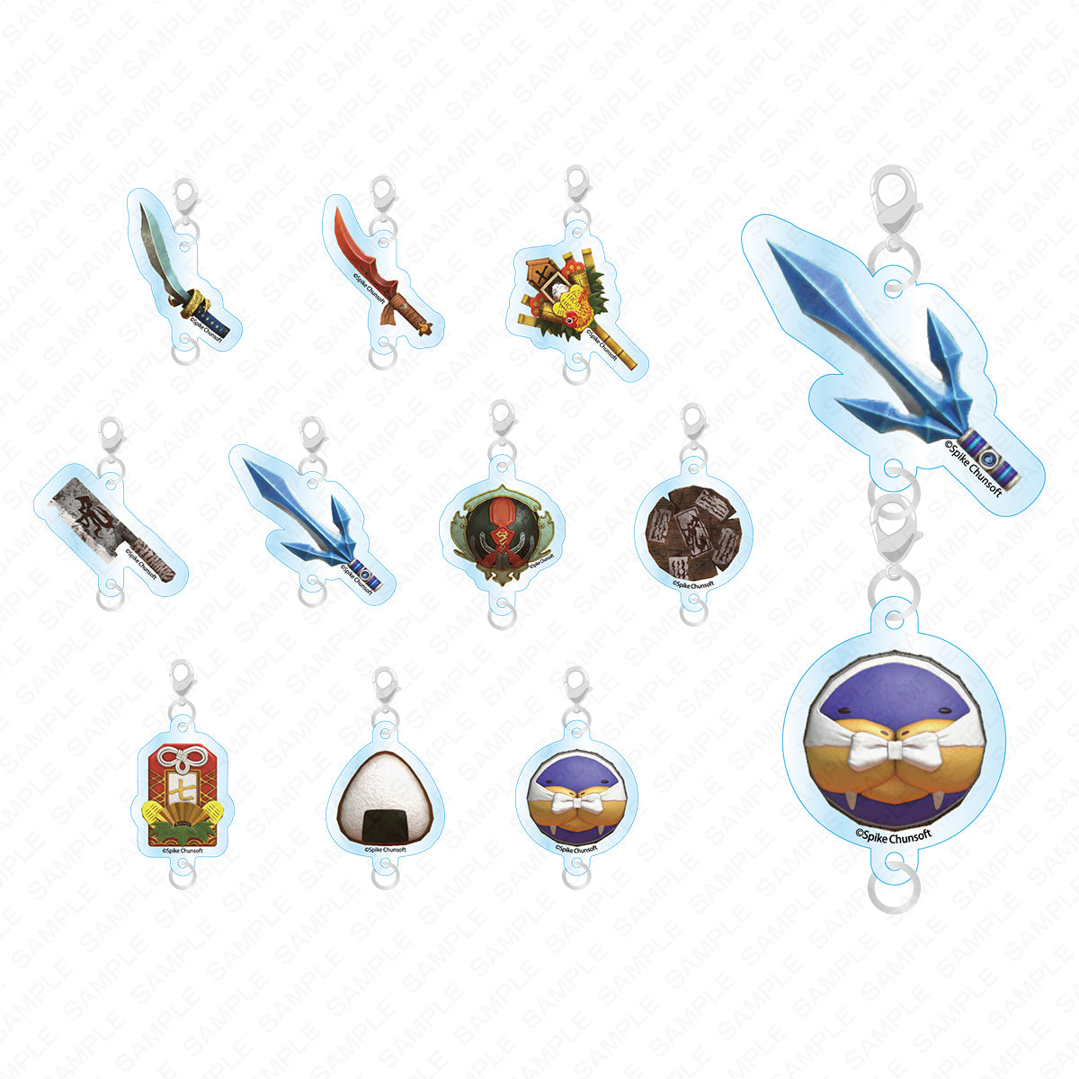 【不思議のダンジョンストア】風来のシレン6 連結アクリルキーホルダー vol.1｜全種のイメージ写真