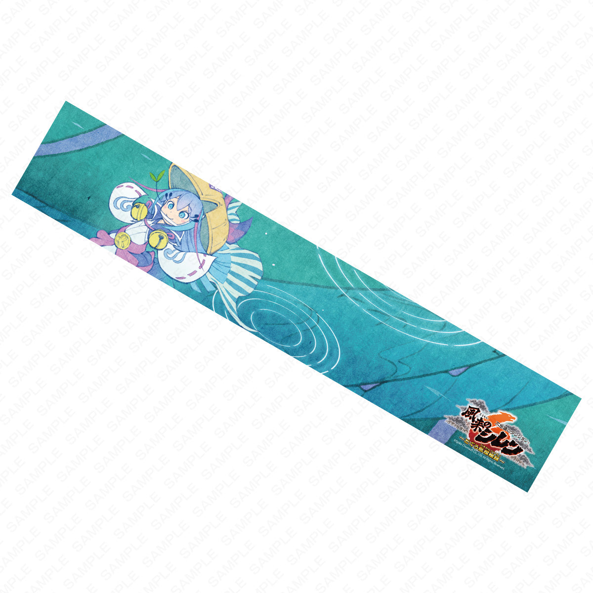 【不思議のダンジョンストア】風来のシレン6 マフラータオル 竜海シレン｜デザイン画像
