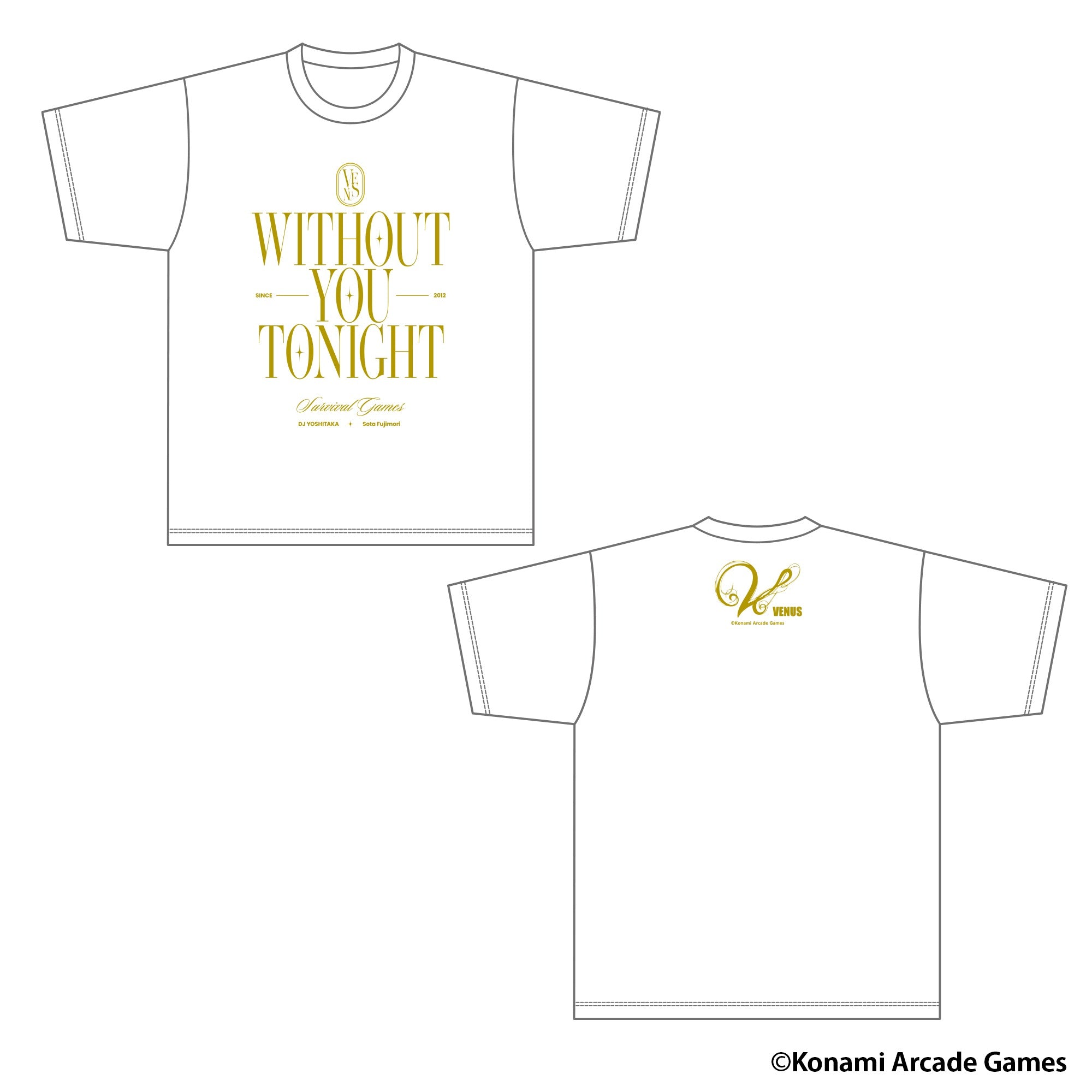 【EDP×beatnation summit 2026】VENUS 2026 "WITHOUT YOU TONIGHT" Tシャツ