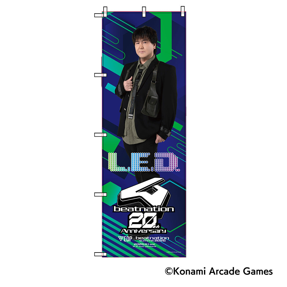 【EDP×beatnation summit 2026】beatnation 2026 実写等身大のぼり 【L.E.D.】