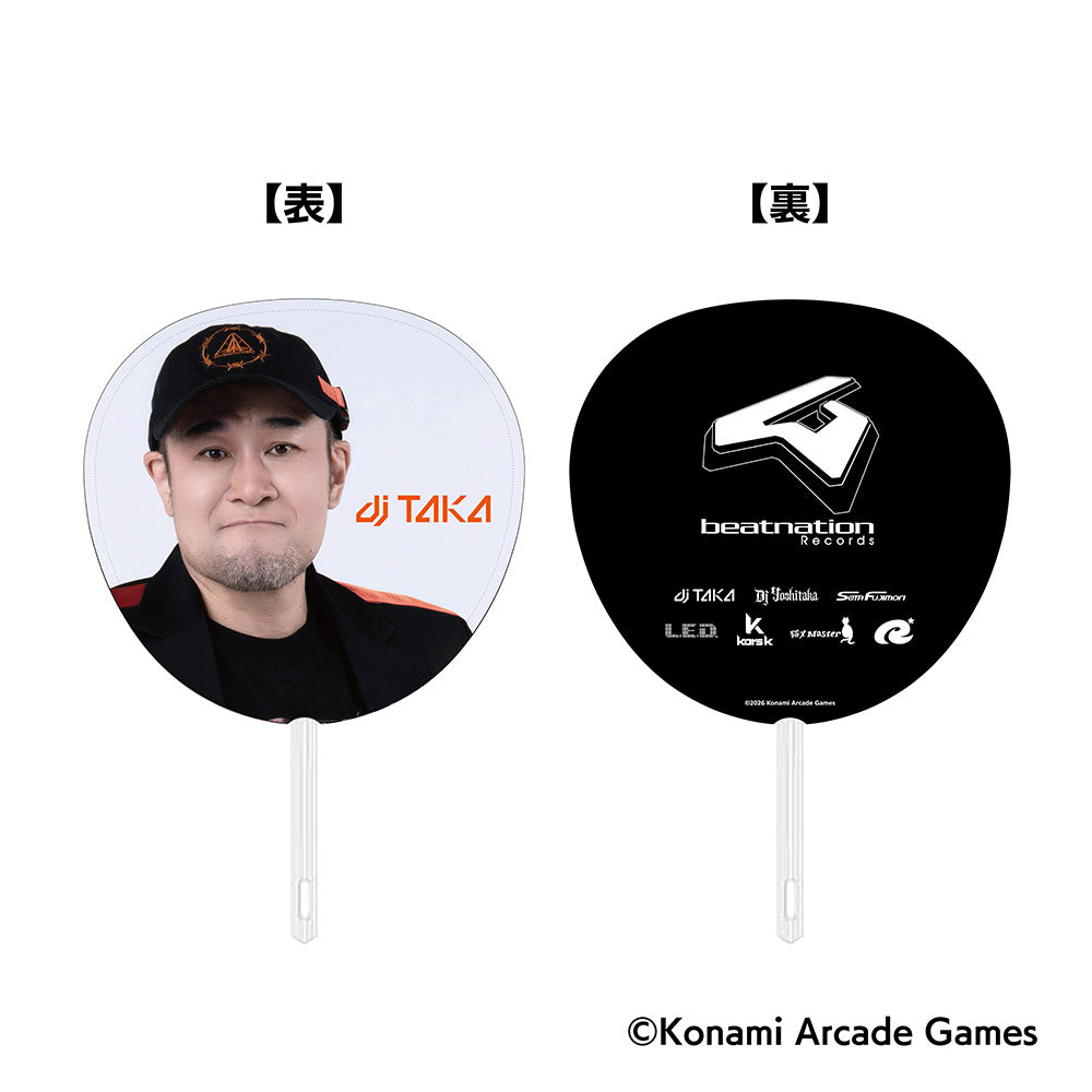 【EDP×beatnation summit 2026】beatnation 2026 フェイスうちわ 【dj TAKA】