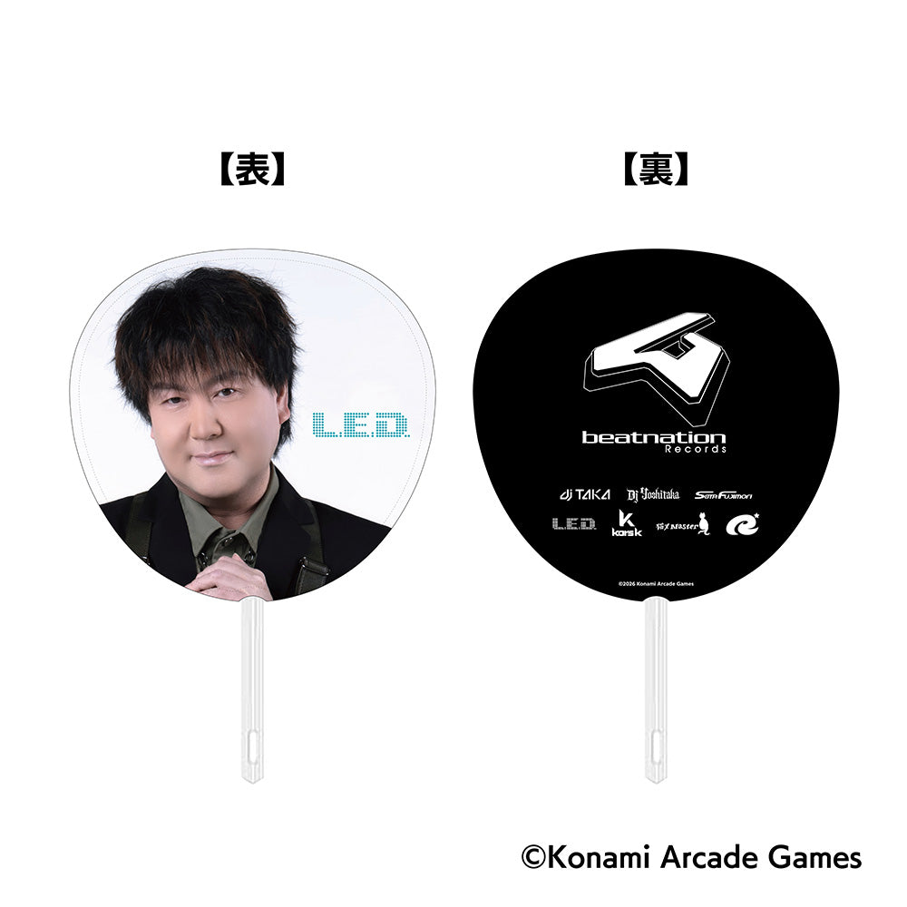 【EDP×beatnation summit 2026】beatnation 2026 フェイスうちわ 【L.E.D.】
