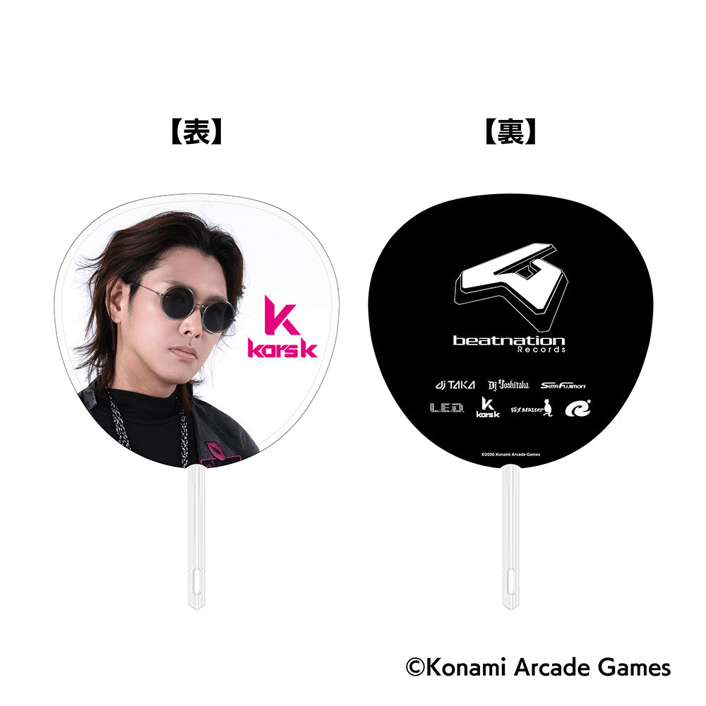 【EDP×beatnation summit 2026】beatnation 2026 フェイスうちわ 【kors k】