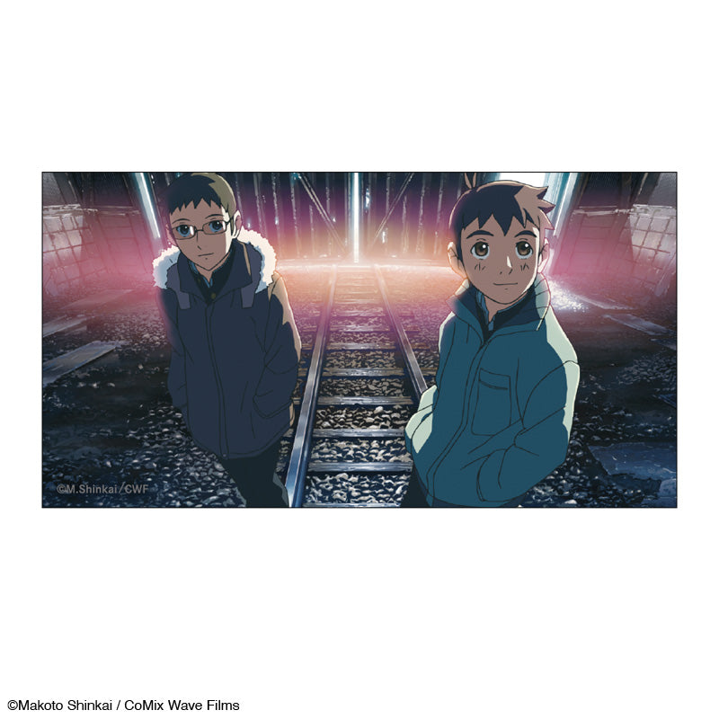 【雲のむこう、約束の場所】ステッカー_場面4｜デザイン画像
