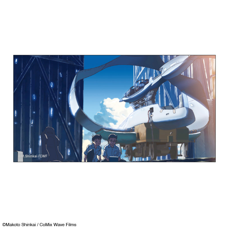 【雲のむこう、約束の場所】ステッカー_場面8｜デザイン画像