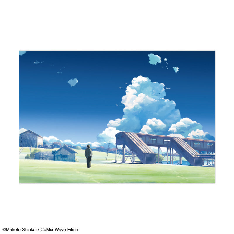【雲のむこう、約束の場所】ポストカード_場面1｜デザイン画像