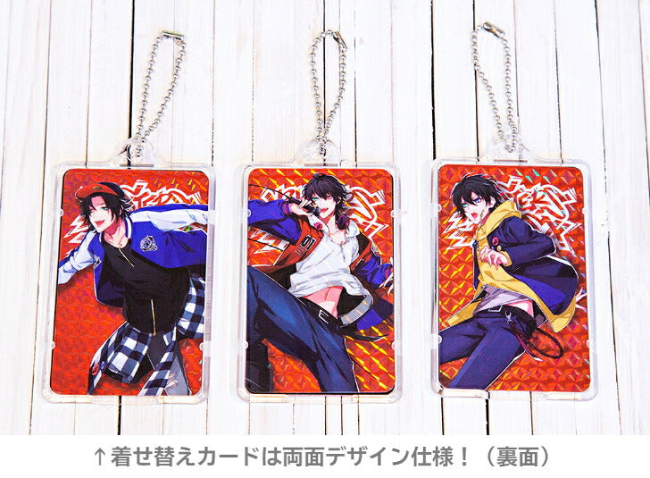 ヒプノシスマイク Buster Bros!!! 山田 一郎 [ピーカ＋クリアパスケース] ⇒ 光る パスケース 定期入れ ICカード suica PASMO ICOCA PiTaPa 自動改札 コンビニ決済 nanaco WAON 社員証 IDチェック 電子マネー カード決済 LED Felica MIFARE 非接触 PIICA ヒプマイ