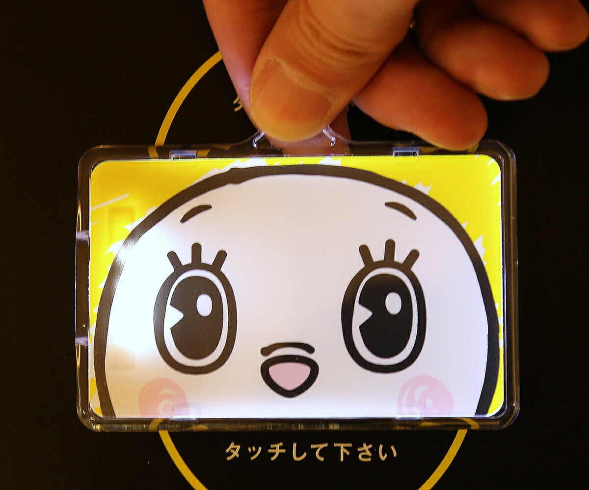 ドラミ フェイス PIICA (ピーカ)+パスケース（着せ替えカード付き） ⇒ 光る パスケース 定期入れ ICカード suica PASMO 自動改札 コンビニ決済 nanaco WAON 社員証 IDチェック 電子マネー カード決済 LED 非接触型 ピーカ 限定 ドラえもん サンリオ