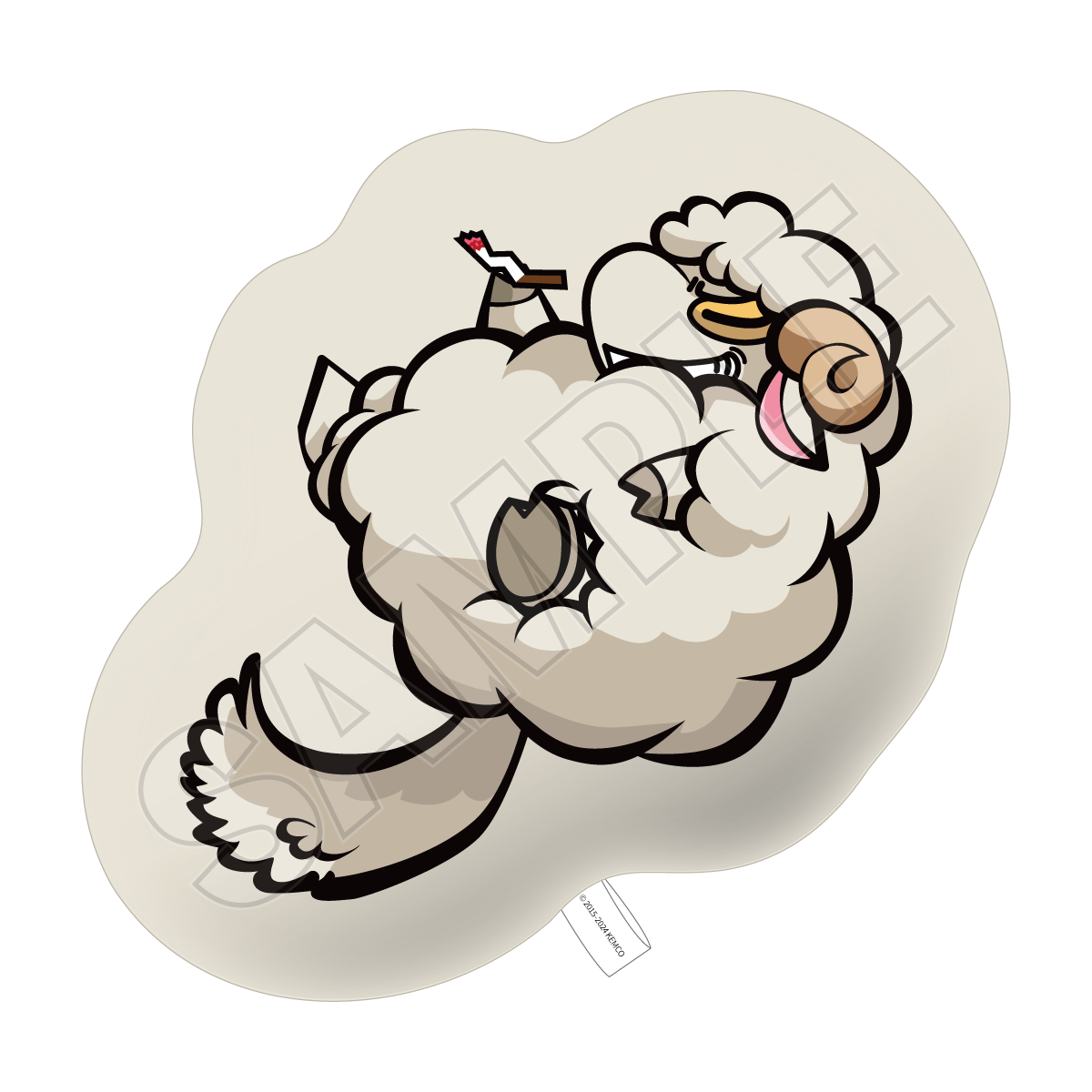 【謎解きレイジングループストア】《セール価格》レイジングループ ダイカットクッション ひつじ