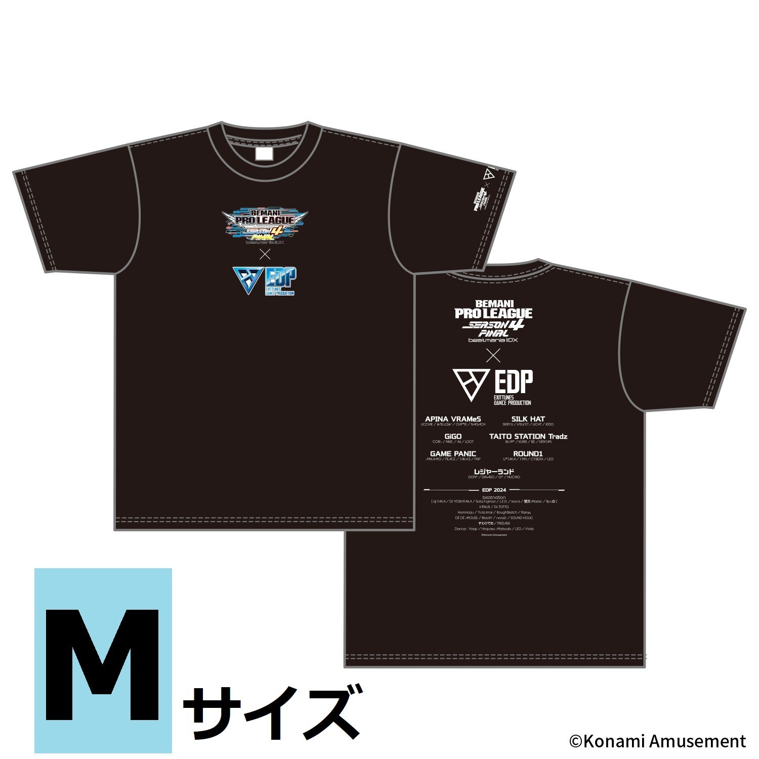 【BPL S4 IIDX×EDP 2024】オフィシャル Tシャツ（Mサイズ）